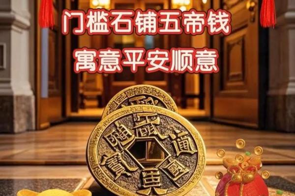 正确摆放顺序图门槛石下放五帝钱吉时吉日