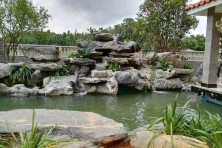 假山墓地风水
