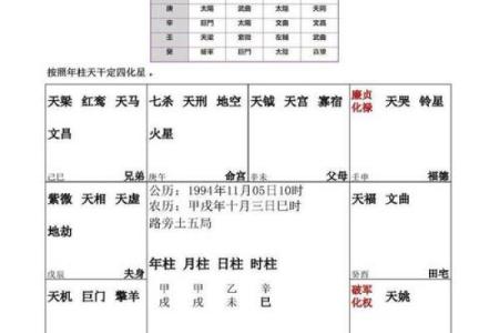 紫薇斗数批流年男顺女逆