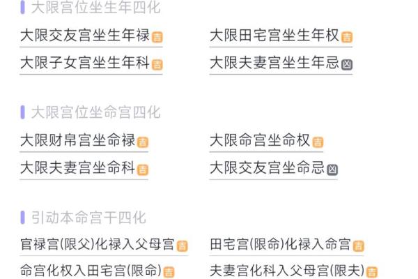 紫薇斗数大限大子女