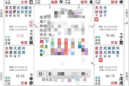 紫薇斗数星辰排序