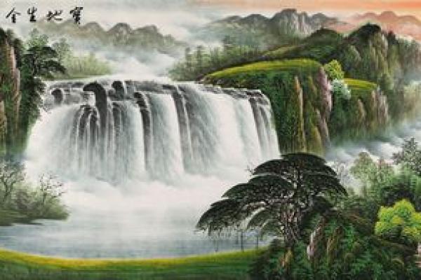 风水国画山水_家里挂聚宝盆山水画真的能改变风水嘛