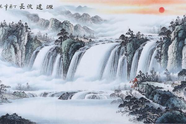 风水国画山水_家里挂聚宝盆山水画真的能改变风水嘛