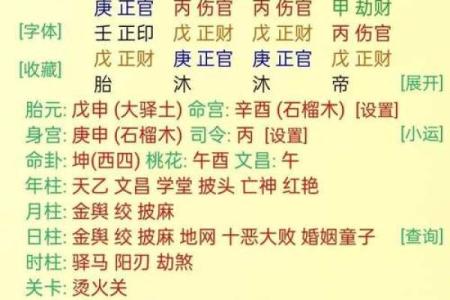四柱八字正确起命宫的方法