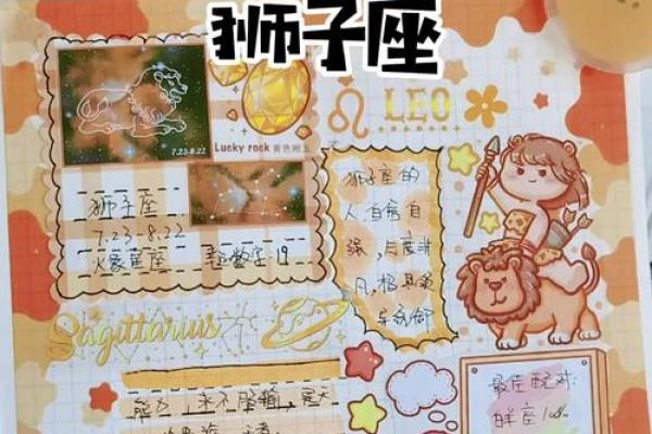 如何用星座贴纸做手帐本子