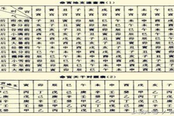 秘传算命术之八字胎元、命宫的用法，请珍惜（有口诀）