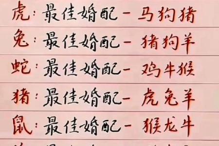 十二生肖配对表 属相配对