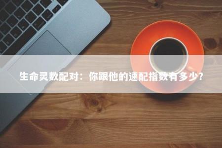 生命灵数配对：你跟他的速配指数有多少？