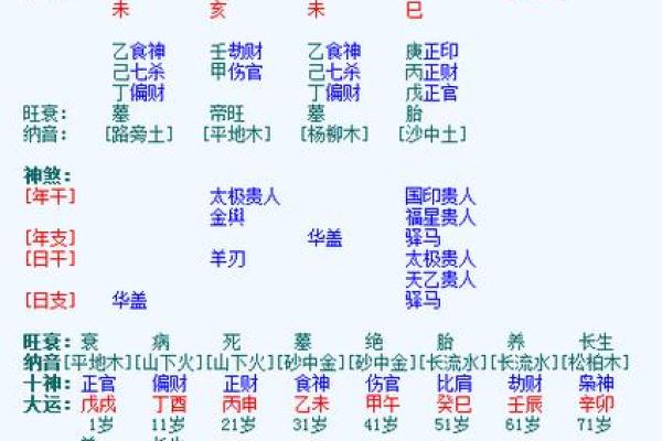 一分钟看懂八字排盘,八字排盘出来怎么解读