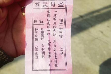 南岳圣帝灵签31签解签