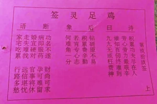 关圣帝灵签82签