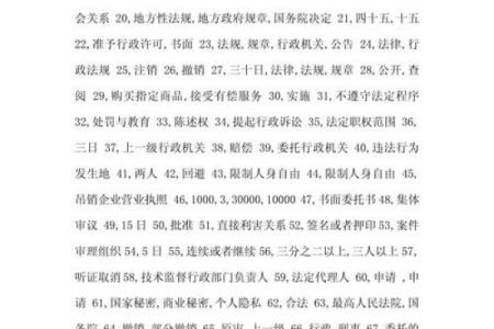 行政执法规范词测试，你能命中几个？