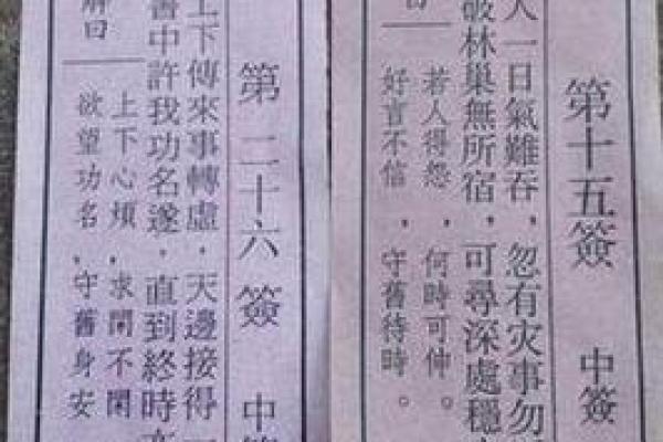 观世音灵签解签第十五签