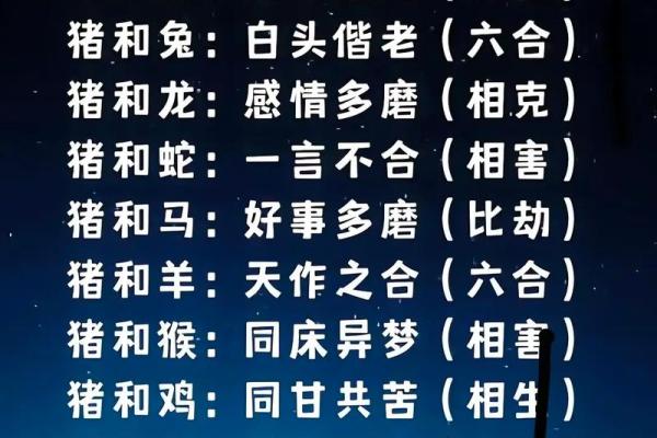 属猪的和什么属相配对好