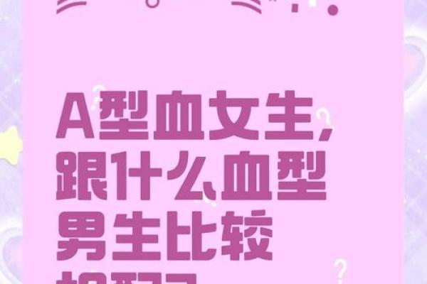 各血型女生与流行倾向