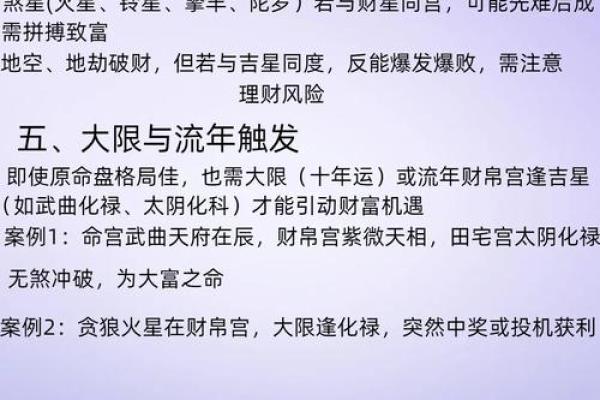 紫薇斗数看财富自由