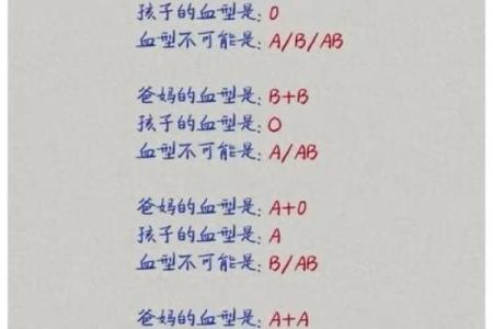 父母血型与孩子血型对照表 父母血型和孩子血型的关系是怎样的查看血型对照表可了解