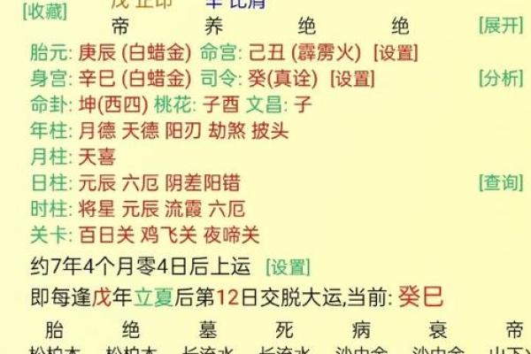 八字禁忌