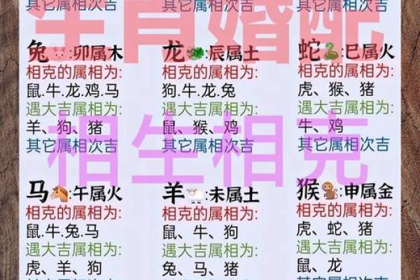 生肖配对 十二生肖最佳配对表格