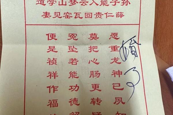 祖师灵签26