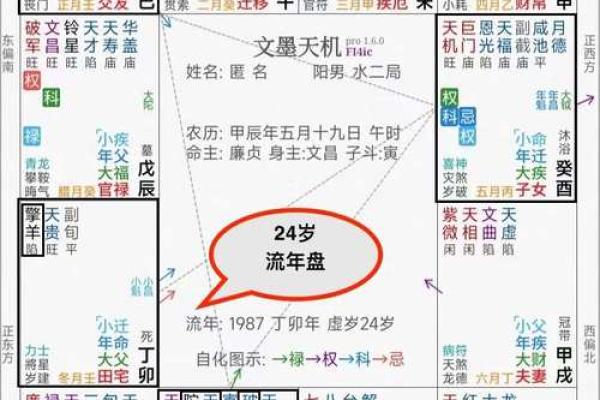 紫薇斗数命宫天月