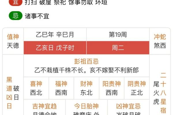 老黄历：每日运势（9月8日 乙亥日）
