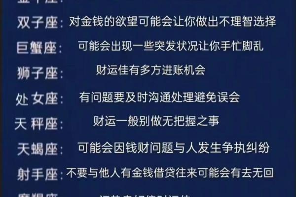 每天更新星座运势的博主