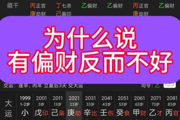 偏财八字图解大全大气清新