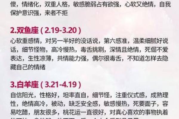 星座女一周运势大全图表