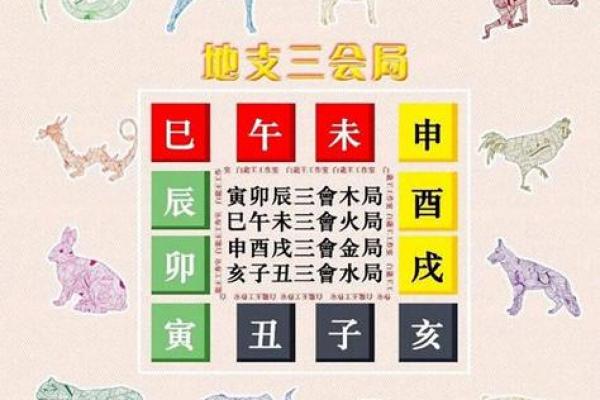 八字里三会局,八字中三会局
