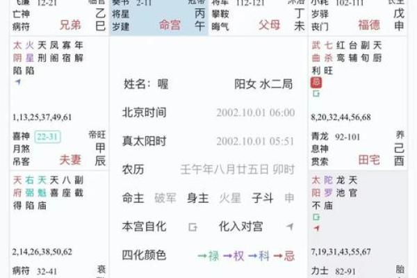 看紫薇斗数的步骤