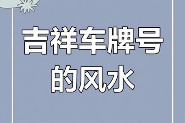 车牌号的风水讲究你知道吗？