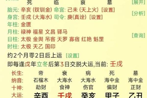 八字与状元
