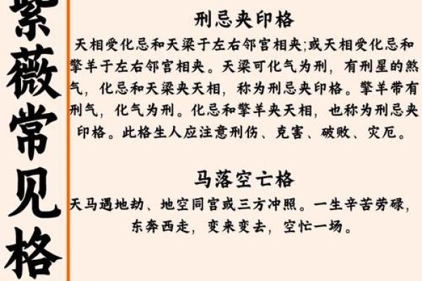 紫薇斗数格局分类
