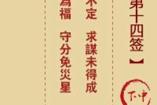 紫微星灵签