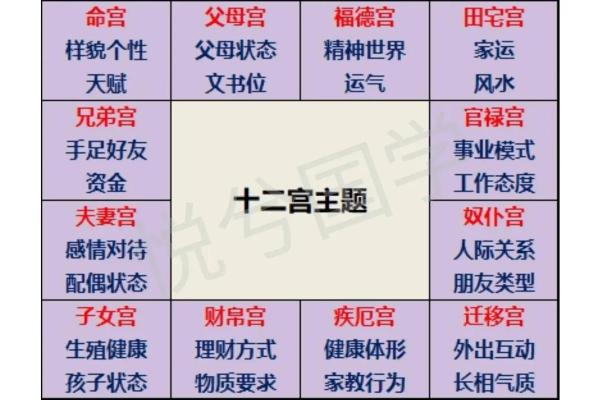 紫微斗数宫位基本概况、宫位推演（详解不外传，请收藏）