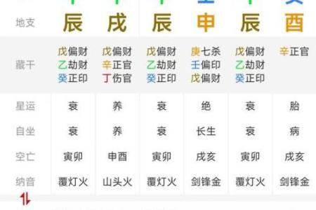 元贞利亨八字排盘