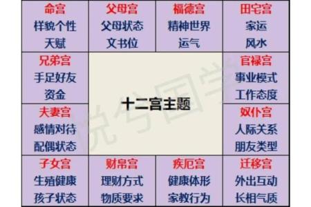 紫微斗数宫位基本概况、宫位推演（详解不外传，请收藏）