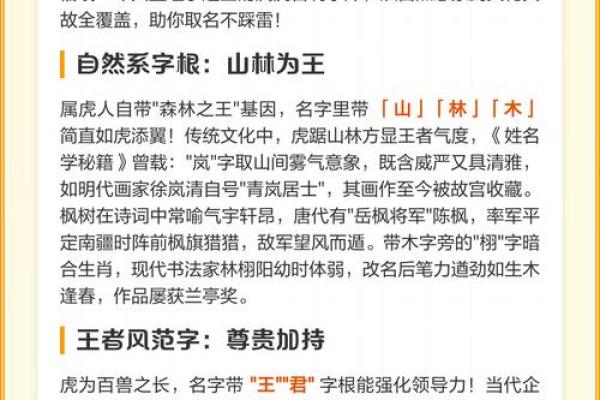 上午10点出生的属虎男孩如何起名，宜用什么字姓名