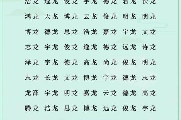 10月份出生的属龙男孩如何取名字姓名