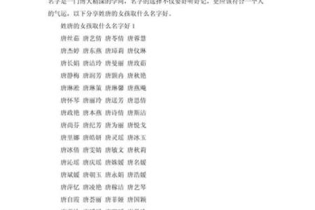 唐姓男孩名字大全-唐姓男孩起名字大全-唐姓名字大全姓名