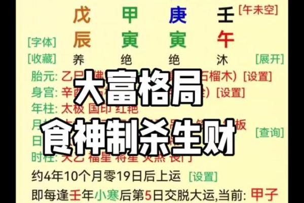 八字算命：八字看财运事业功名