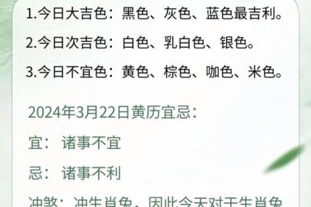 每日五行穿衣指南2024年3月19日