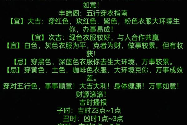 2025年4月21日五行穿衣