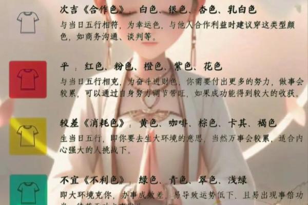2025年4月7日每日穿衣五行颜色运势