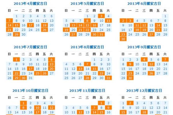 2025年乔迁黄道吉日一览表大全