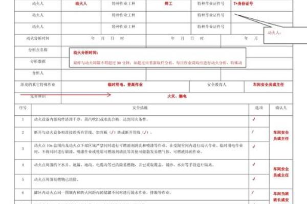 动土作业票范本 动土作业票范本