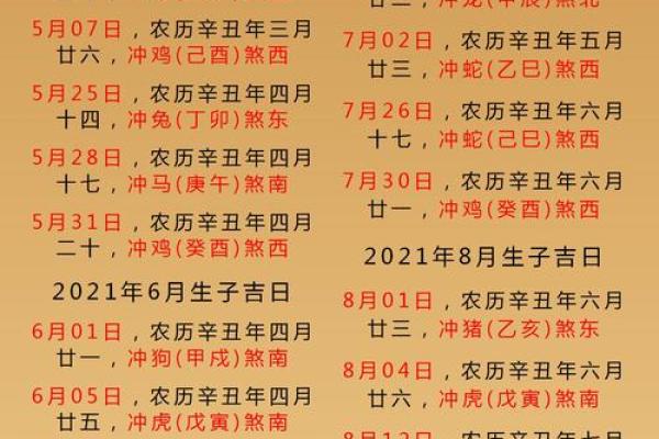 4月黄道吉日查询2021表 4月黄道吉日查询2021表