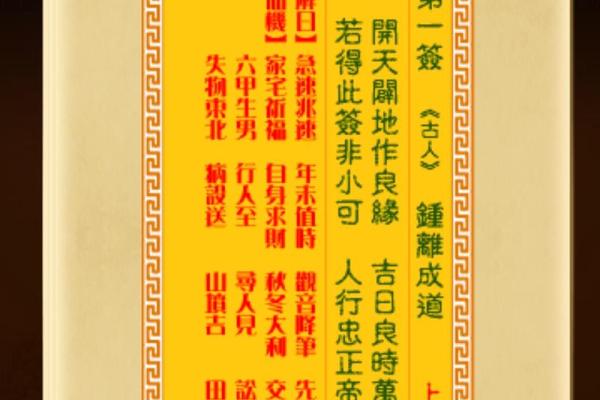 关世音灵签运气 关世音灵签运气