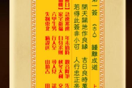 关世音灵签运气